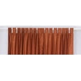 thumbnail image 2 of Lined-Rust Tab Top  Velvet Curtain / Drape / Panel   - 60W x 120L - Piece, 2 of 2