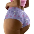 thumbnail image 1 of WILLBEST Calzones Niña Día De San Valentín De La Mujer De Impresión Del Corazón Sin Fisuras Transpirable Ropa Interior De Cintura Baja Calzoncillos Sexy (Estilo 5), 1 of 3