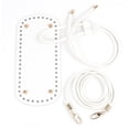 thumbnail image 1 of Bolsa de asas Kit de reparación Straps ajustables Straps Straps Mujeres Monedero Bucket Haciendo el hogar Bolsas DIY Crafting Supplies Blanco 3 piezas Inevent AP004439-01, 1 of 7