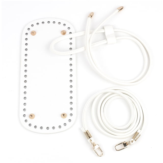 Bolsa de asas Kit de reparación Straps ajustables Straps Straps Mujeres Monedero Bucket Haciendo el hogar Bolsas DIY Crafting Supplies Blanco 3 piezas Inevent AP004439-01