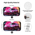 thumbnail image 3 of XMXT Car Sun Shade Windshield, Colorful Car Designs Sunshade for Car Windshield Sun Shades for Car SUV Truck, m, 3 of 9