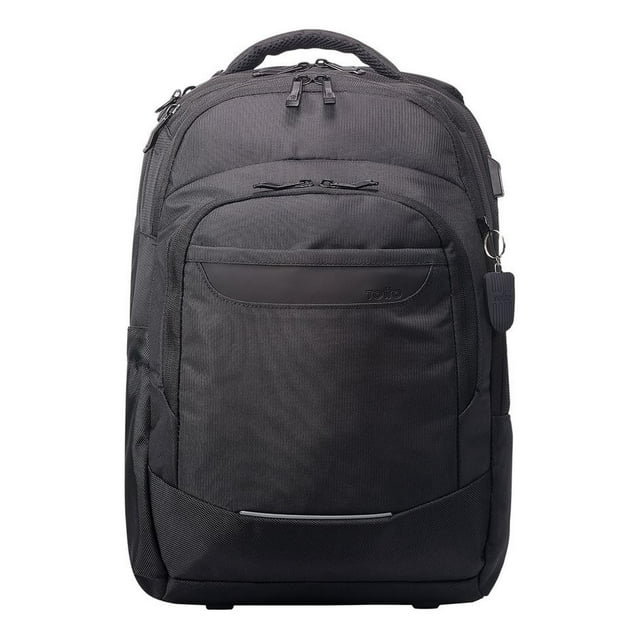 Totto Mochila Ergonómica Porta Laptop 15.4 Repelente A Líquidos Y Con Soportes Protectores | Escuela negro M