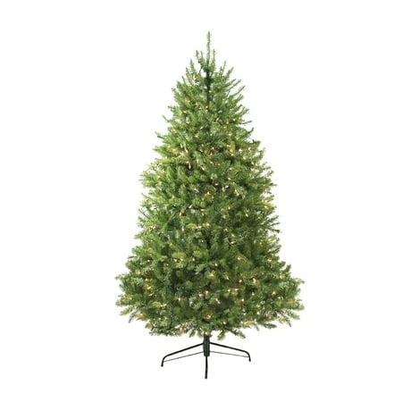 10' Pre-Lit Northern Pine Full Artificial Christmas Tree - Clear Lights