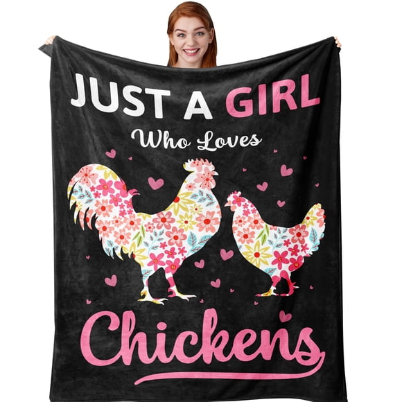 Manta Amonee-yl Just A Girl Who Love Gallines 40x50 cm