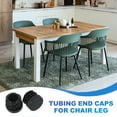 thumbnail image 6 of Uxcell Plastic Tubing End Caps, Hole Plug Insert for Round Iron Pipe Chair Leg Table Bookshelves Patio Furniture 3/4 Inch 10, 6 of 7