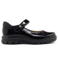 thumbnail image 5 of Zapato Escolar Yuyin Para Niñas Elegante Piel Charol 16-21.5 negro 16, 5 of 5