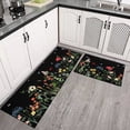 thumbnail image 2 of Set 2 Summer Day Kitchen Floor Rug And Mat for Indoor Home Use Enhancing Appeal 2PCS, 2 of 5