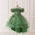 thumbnail image 5 of Ruyang Dresses for Teen Girls Flowy Embroidery Cold Shoulder Multi Layered Tulle Tutu Dresses Summer Princess Birthday Party Dresses, 5 of 9
