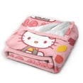 thumbnail image 3 of Hello Kitty Blanket, Super Soft Throw Blanket, Cozy Flannel Blankets For Boys Girls, Warm Blankets For Couch Sofa Bed, 80"X60", 3 of 9