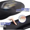 thumbnail image 4 of Gimars Upgrade Enlarge Superfine Fibre Soft Smooth Gel Ergonomic Mouse Pad Wrist Support and Keyboard Wrist Rest for Computer, Laptop, Mac, Gaming and Office, Durable, Comfortable and Pain Relief, 4 of 5