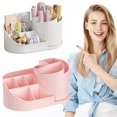 thumbnail image 1 of Meiiso Tool Series, Rotating Storage Rack Pen Holder Pink, 360° Rotating Multifunctional Storage Rack Pen Holder Creative Storage Tool Suitable, Clearance!, 1 of 9