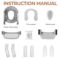 thumbnail image 7 of FVLOENG Potty Training Seat for Kids Boys Girls,3 in 1 Toddler Toilet,Potty Training Toilet with Urinals, Toddler Step Stool Ladder and Splash Guard Anti-Slip with Soft Cushion (Gray), 7 of 7
