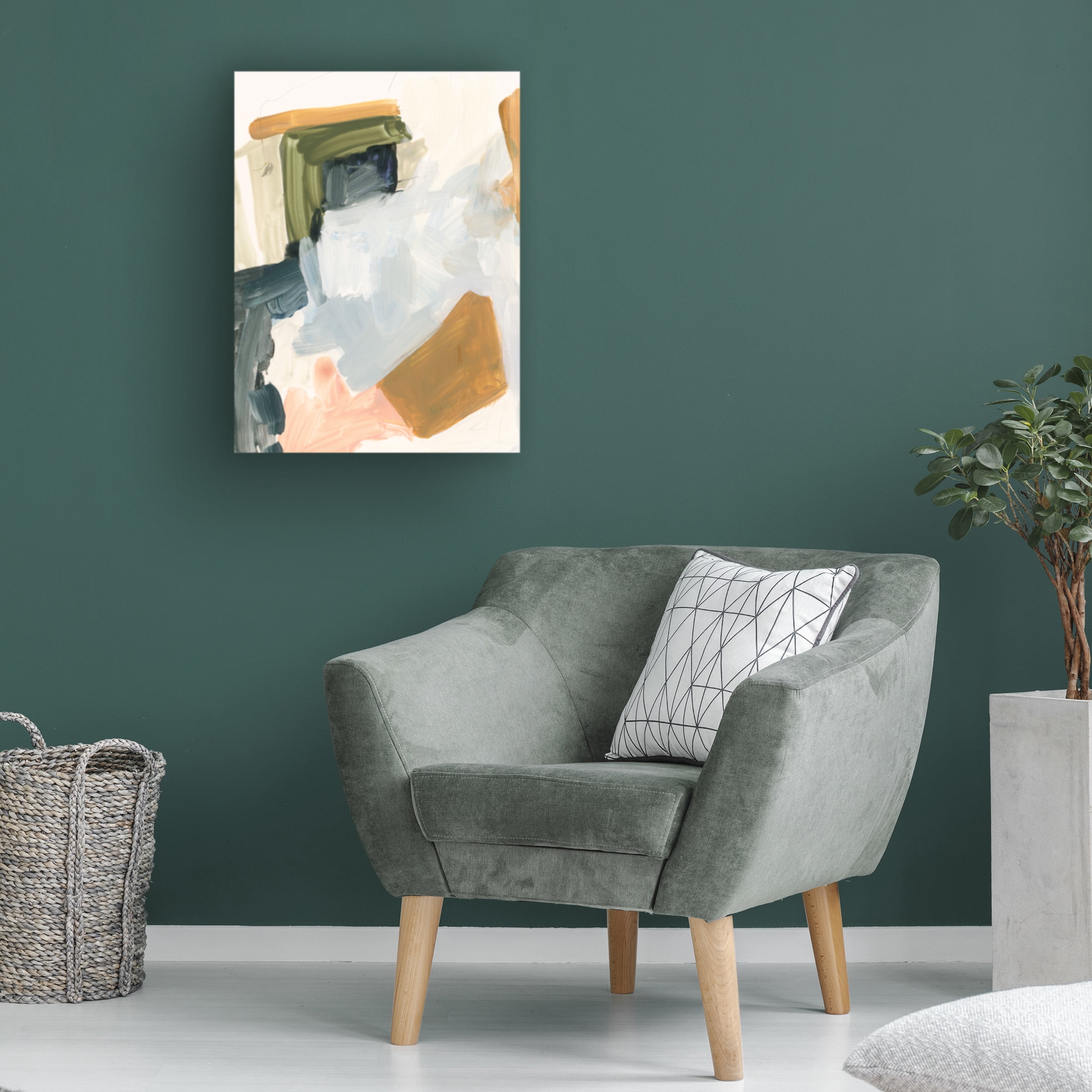 Victoria Barnes 'Palette Meld I' Canvas Art