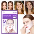 thumbnail image 3 of Gancho para la oreja 4D Mascarilla facial en forma de V Barbilla Reafirmante Gel adelgazante Mascarillas Herramientas de belleza, 3 of 7
