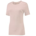 thumbnail image 2 of Womens Scoop Neck T Shirts Basic Ribbed Tees Fitted Tshirt Plain Short Sleeve Tops Casual, 2 of 5