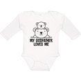 thumbnail image 3 of Inktastic My Godfather Loves Me Godson Bear Boys or Girls Long Sleeve Baby Bodysuit, 3 of 5