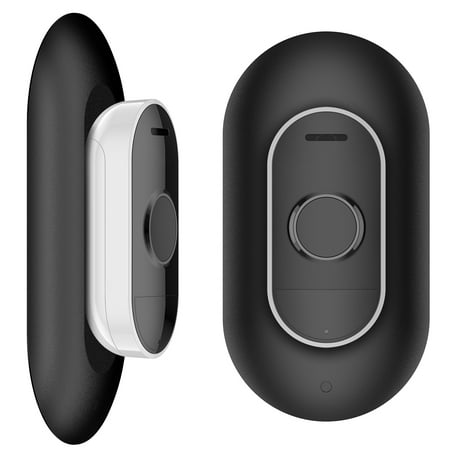 Messy Wire - EEEKit Wall Plate for Arlo Doorbell Wall Mount Bracket Cover For Arlo Doorbell Plate Wear-resistant Non-slip NO Messy Wire Hard ABS Material Easy Installation Perfect Fit White/Black