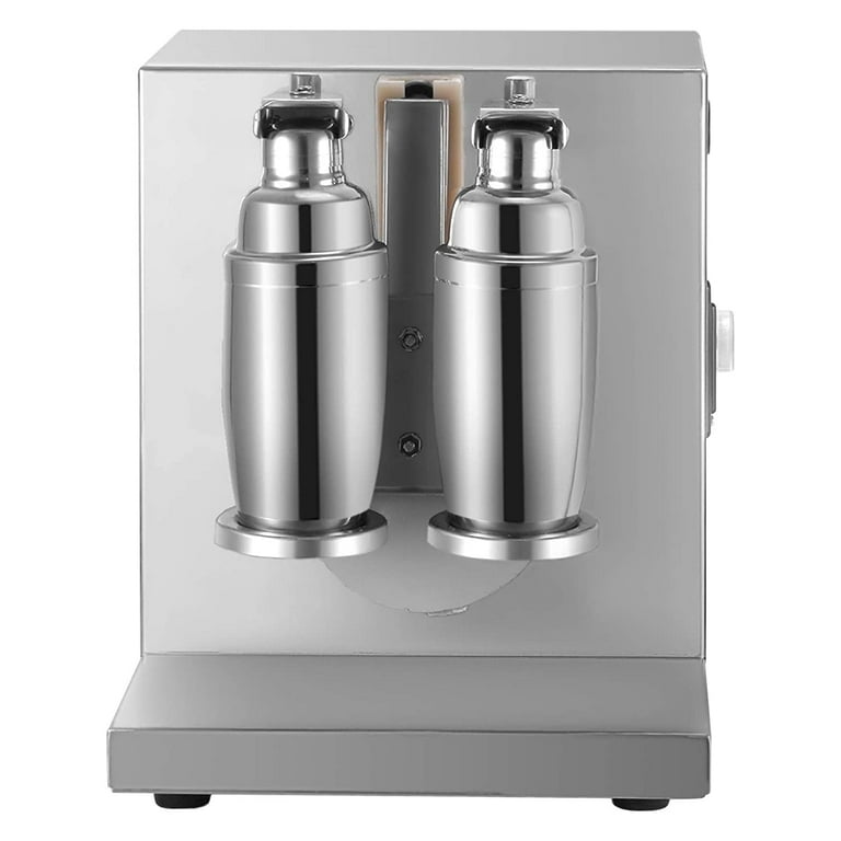 Mvckyi Double Head Milk Tea Shaker Machine/Stainless Steel Double Bubble  Tea Shaking Machine/Electric Smoothie Shaker/Automatic Cocktail