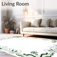 thumbnail image 2 of ODIKA 6' x 9' Machine Washable Non-Slip Area Rug, Art Nouveau flower High Traffic Rug, Green, 748597, 2 of 7