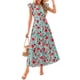 thumbnail image 1 of Vestido PRETTYGARDEN 2025 Verano Floral Midi con Escote en V XL, 1 of 6