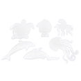 thumbnail image 3 of Molde de silicona con forma de posavasos de animales marinos de cristal para proyectos hechos a mano y decoración de la casa, 3 of 5