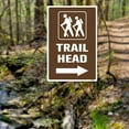 thumbnail image 7 of BTFSigns 8" x 12" Trail Head Symbol With Right Arrow Activity Sign Rust Free Aluminum Park Safety Metal Signs Road Street Sign Outdoor Decor, 7 of 7