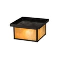 thumbnail image 2 of Meyda 4782 12 in. Square Hyde Park Prime Flushmount, Beige & Iridescent, 2 of 6