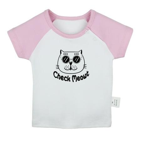 

Check Meowt Funny T shirt For Baby Newborn Babies T-shirts Infant Tops 0-24M Kids Graphic Tees Clothing (Short Pink Raglan T-shirt 18-24 Months)