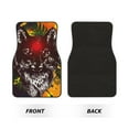 thumbnail image 2 of Naloa Wolf With Wildflowers Car Foot Mat Set of 4 Pieces - Universal Floor Liner Neoprene Full Set Floor Mats for Cars Trucks SUV, 2 of 7