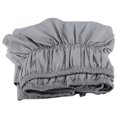 thumbnail image 1 of Falda de cama de poliéster plisada con volantes elásticos, cenefa de cubierta extensible de fácil ajuste (King), 1 of 8