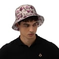 thumbnail image 4 of Bingfone Rose Flowers Bucket Hat for Men Women,Packable Reversible Printed Sun Hats,Fisherman Outdoor Travel Hiking Beach Caps, 4 of 7