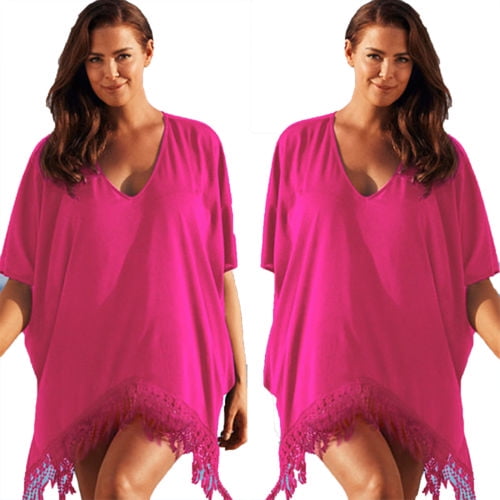 swimsuit cover up dress walmart