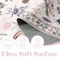 thumbnail image 6 of Moynesa Insect 8'x10' Large Area Rugs for Living Room Washable Natural Girls Bedroom Rug Bug Accent Carpet for Dining Room Nursery Office Sunroom Stain Resistant Non Slip, Pink, 6 of 12