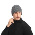 thumbnail image 3 of Double-layer Woolen Hat And Velvet Warm Mixed Color Mens Knitted Hat, 3 of 9