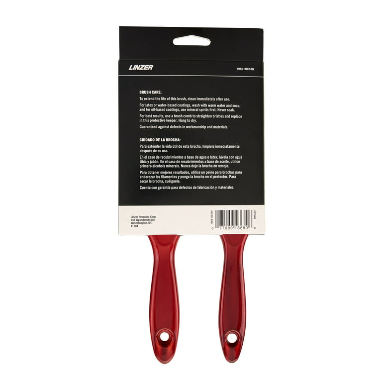 Linzer WC 1140-2 Paint Brush, 2 in W, 2-3/4 in L Bristle, Varnish Handle  D&B Supply