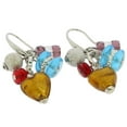 thumbnail image 3 of GlassOfVenice Murano Glass Donatella Heart Charms Earrings - Multicolor, 3 of 5