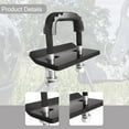 thumbnail image 6 of funtasica Hitch Tightener Anti Rattle Clamp Bike Rack Protective Anti Rust with Rubber Isolators Avoid Movement Steel Hitch Stabilizer Black, 6 of 8