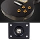 thumbnail image 5 of Conector de placa de guitarra LP Conector de salida de guitarra de 6,35mm de diámetro Chapado en plata Negro ANGGREK, 5 of 8