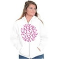 thumbnail image 3 of Inspirational You Are What You Love Zip Up Hoodie Men's Women's Brisco Brands S, 3 of 5