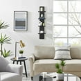 thumbnail image 4 of Danya B. Arica Utility Column 4-Tier Spine Wall Shelves (Black), 4 of 14