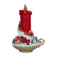 thumbnail image 3 of 13" Lighted Christmas Candle Tabletop Christmas Decor Indoor Use Only, 3 of 6