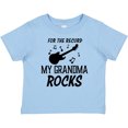 thumbnail image 3 of Inktastic For the Record My Grandma Rocks Boys or Girls Baby T-Shirt, 3 of 5