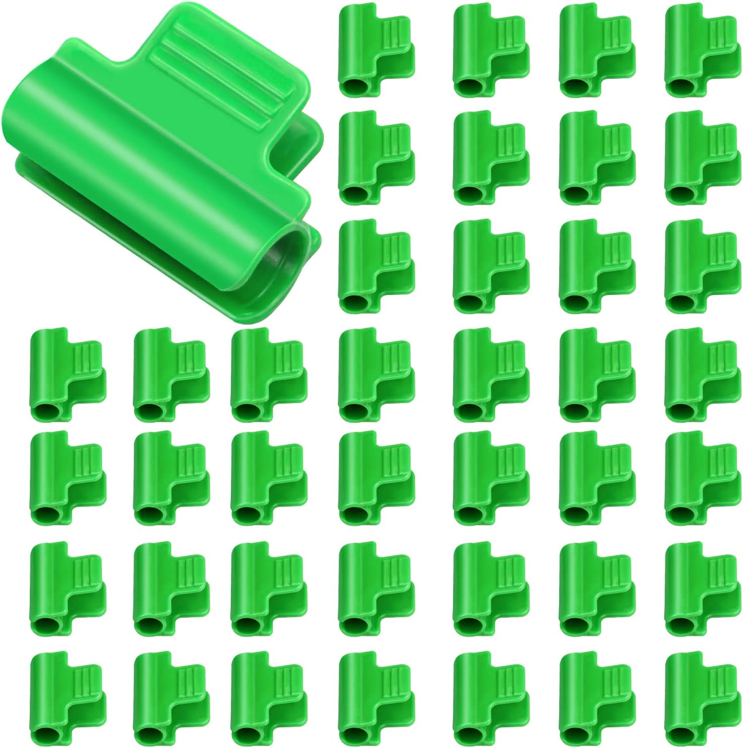 50Pcs Pipe Clamps, Greenhouse Clamps Clips Row Cover Netting Tunnel