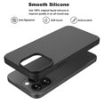 thumbnail image 5 of For iPhone14 Plus Phone Case, Ebizware Shockproof Liquid Silicone Case Military Grade Protective Rugged Rubber Slim Cover with Microfiber Lining for iPhone14 Plus (Black), 5 of 8