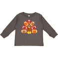 thumbnail image 3 of Inktastic Thanksgiving Cute Football Turkey Boys or Girls Long Sleeve Toddler T-Shirt, 3 of 5