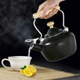 thumbnail image 2 of Chantal Enamel-on-Steel 1.8-qt. Carina Wood Teakettle, Matte Black, 2 of 9