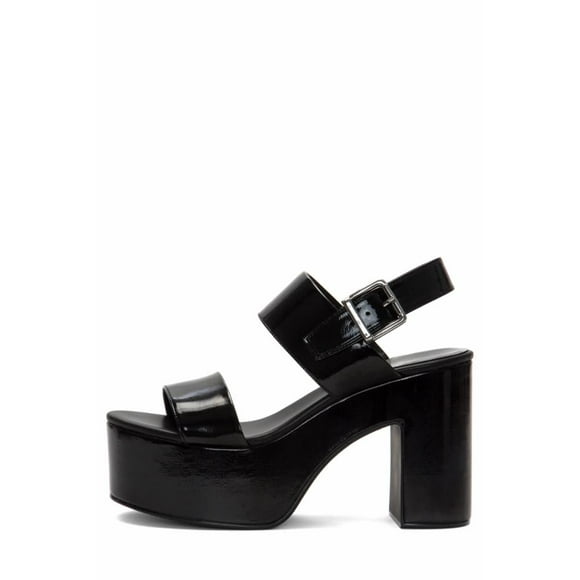 Jeffrey Campbell Women MOODY BLACK CRINKLE PATENT