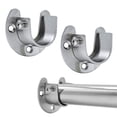 thumbnail image 1 of 2 Pack Douilles de Tringle de Placard en Acier Inoxydable, Tringle de Placard Robuste, 1 of 2