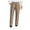 Khaki, variant on Honeeladyy Men Printing Personalized Pants Pocket Button Suit Casual Pants Suit Pants For Men Slim Fit