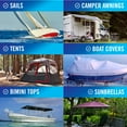 thumbnail image 6 of Better Boat Fabric Better Boat Repair Tape for Boat Covers, Canvas Tents, RV Awning, and Vinyl – Waterproof Black, 30 ft x 3 in, 6 of 6
